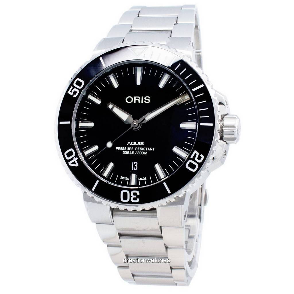 Oris Aquis Date 01-733-7730-4134-07-8-24-05PEB Automatic 300M Men's Watch