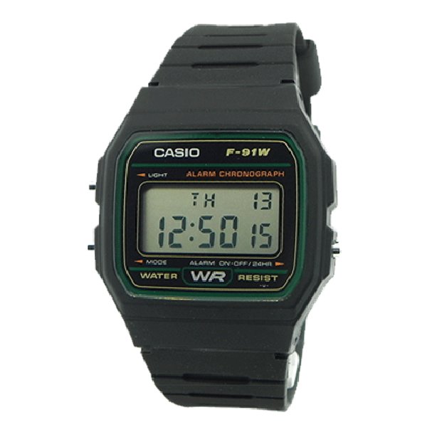 Casio Classic Sports Chronograph Alarm F91W-3SDG Men's Watch