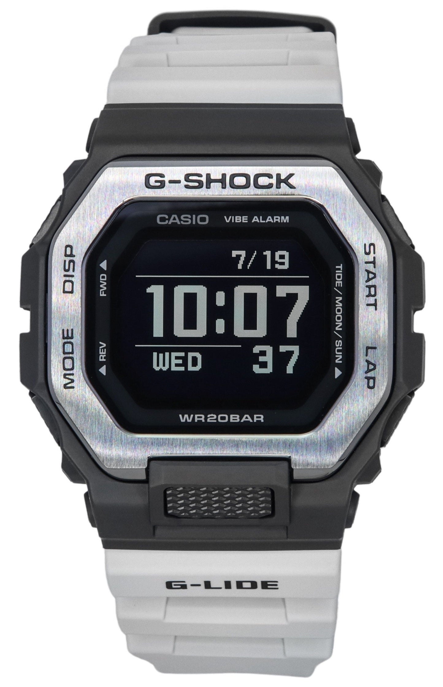 Casio G-Shock Move G-Lide Mobile Link Digital Gray Resin Strap Quartz GBX-100TT-8 200M Men's Watch