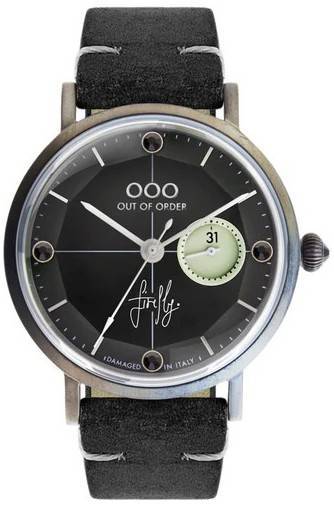 Out Of Order Firefly 36 Black Dial Quartz OOO.001-7.NE Men's Watch